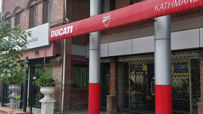 Ducati Showroom in Kathmandi